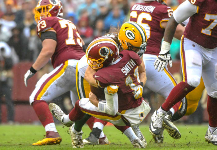 In Week 3, Matthews was flagged for a hit on Smith that would have been textbook in any previous season.